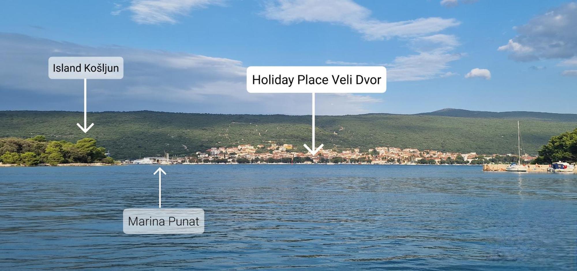 Holiday Place Veli Dvor - Vacation House With Private Garden In Old Town Punat Exterior photo